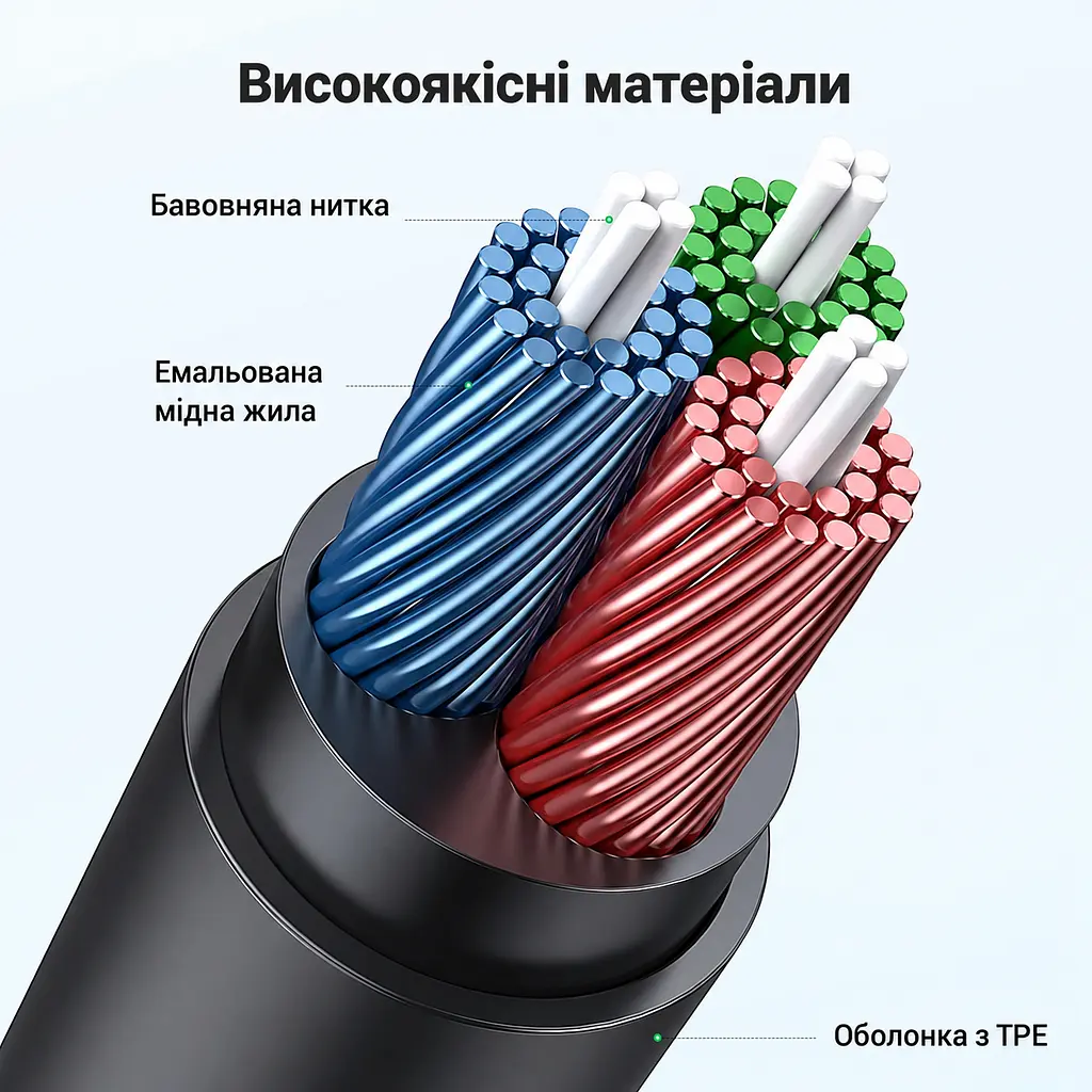 Подовжувач аудіокабелю для навушників UGREEN AV118 довжина 2 м штекер 3,5 мм і гніздо 3,5 мм не передає сигнал мікрофона та вбудованого пульта компактний штекер для підключення без зняття чохла за відповідного вирізу еластична оболонка TPE чорний кабель зі сріблясто-сірими корпусами роз'ємів і золотистими контактними поверхнями (10594) - фото 5