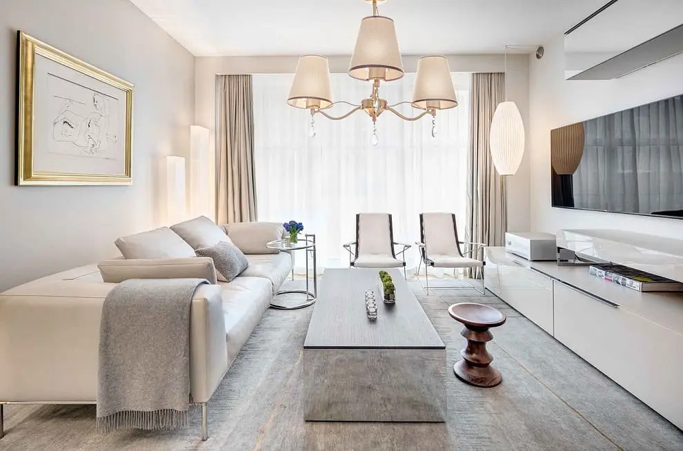 Люстра подвесная Brille прованс с абажуром в спальню E27 60W G (BKL-648S/3) - фото 4