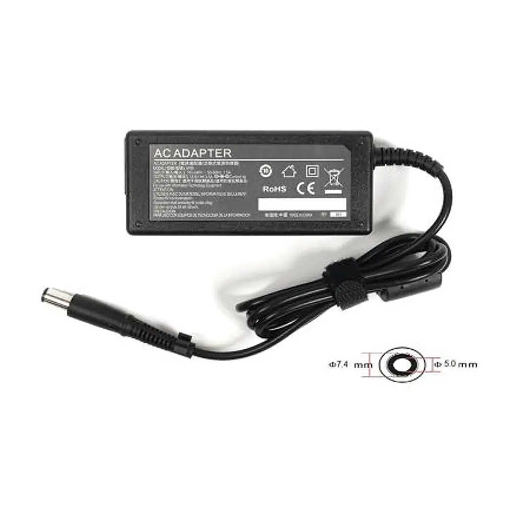 Блок живлення до ноутбуку PowerPlant HP 220V, 18.5V 65W 3.5A (7.4*5.0) (HP65E7450)