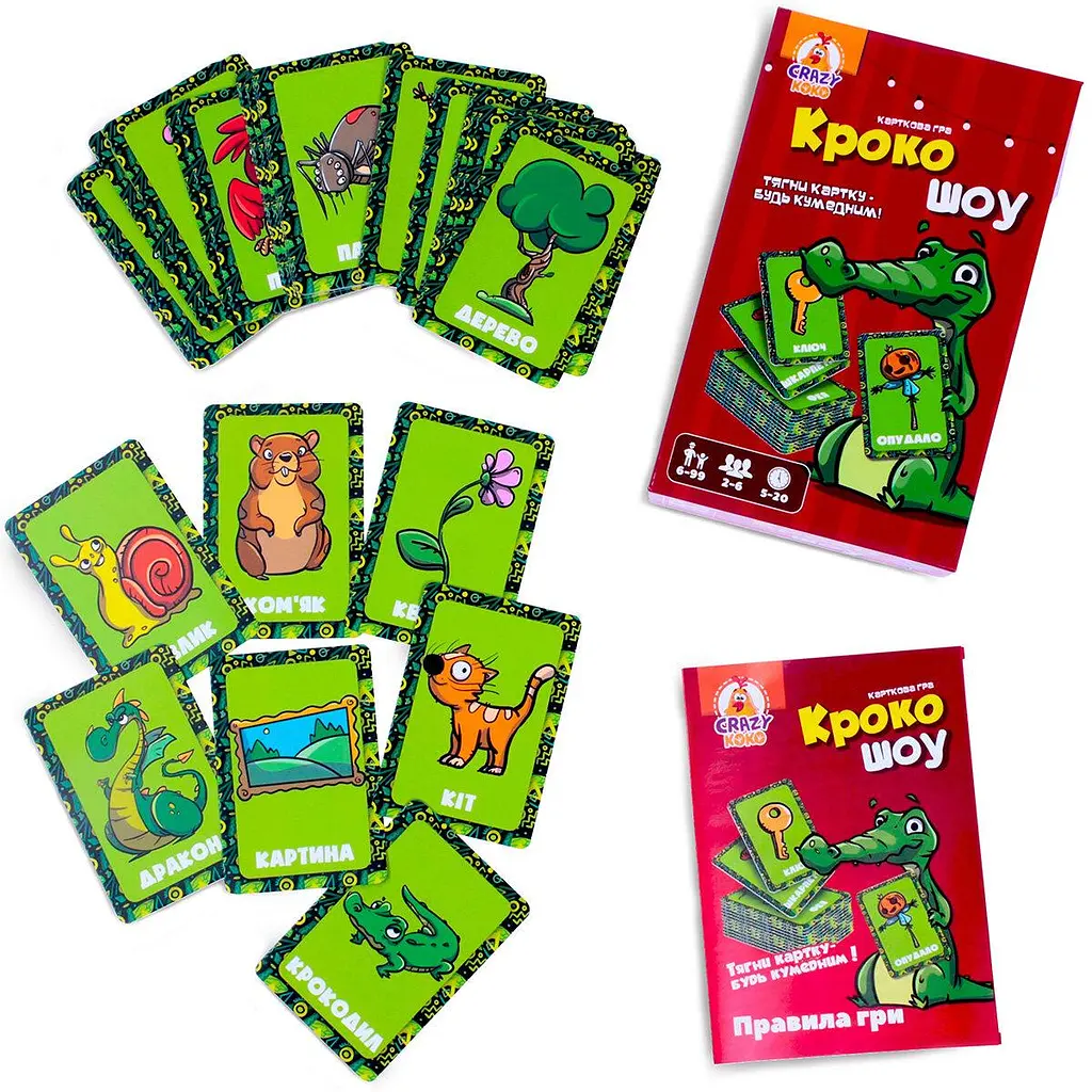 Настільна гра Vladi Toys розважальна. Крокошоу. (укр) (VT8077-02)