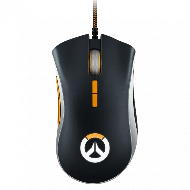 Ігрова дротова оптична миша зі світлодіодним підсвічуванням Razer DeathAdder Overwatch Elite чорна (ЦУ-00030988) - фото 4
