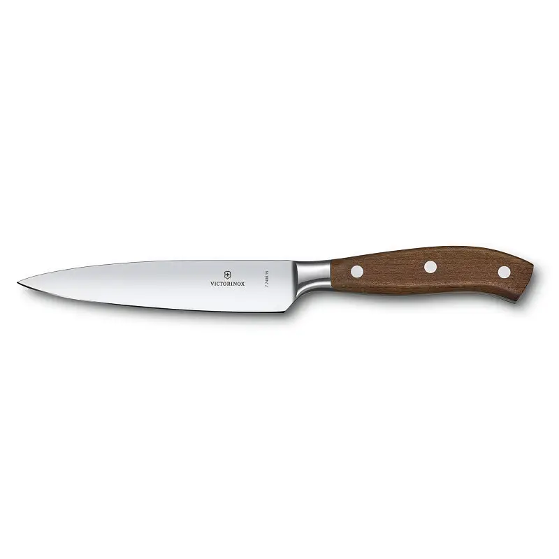Кухонний ніж Victorinox Grand Maitre Wood Chef's лезо 15см з дерев. ручкою у подар.упак. - фото 3