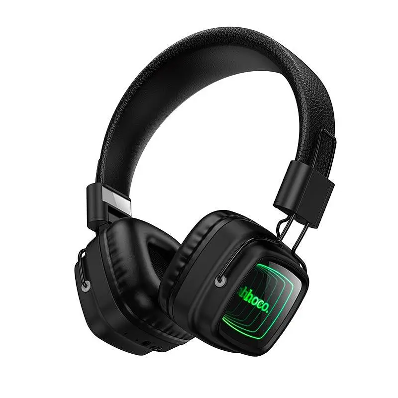 Навушники сетевой HOCO W72 Earl Ⅲ abyss mirror BT headphones BT6.0/AUX, 25h - фото 2