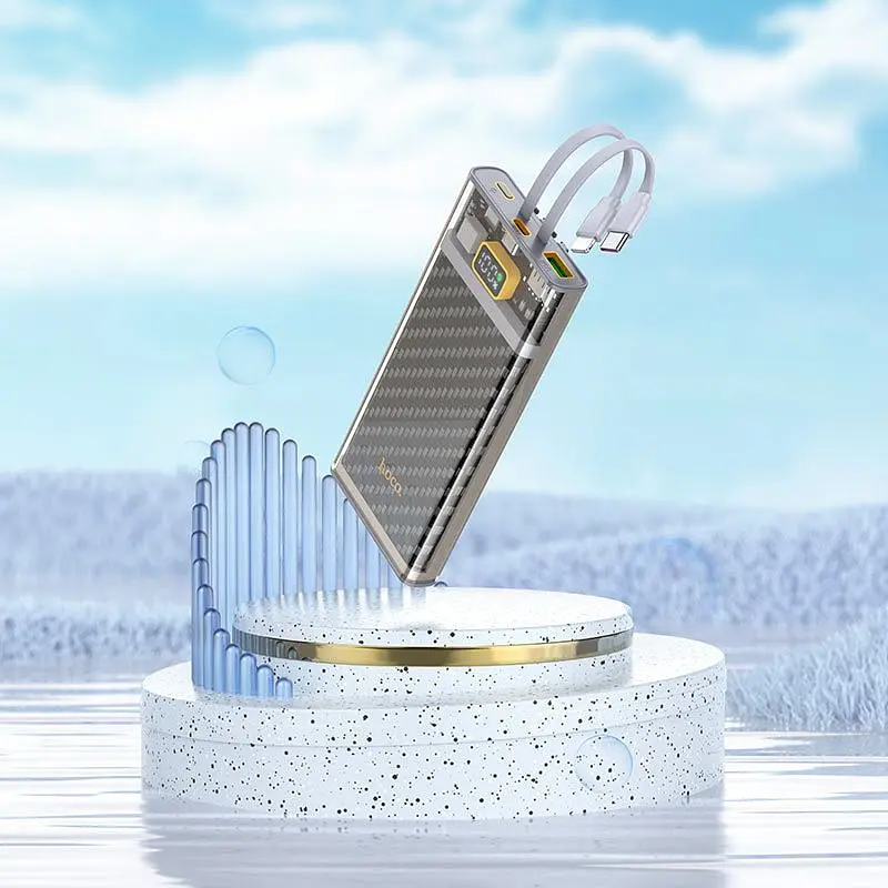 Зовнішній акумулятор Hoco J104 Discovery Edition 10000mAh 22.5W Gray (788955) [161195] - фото 7
