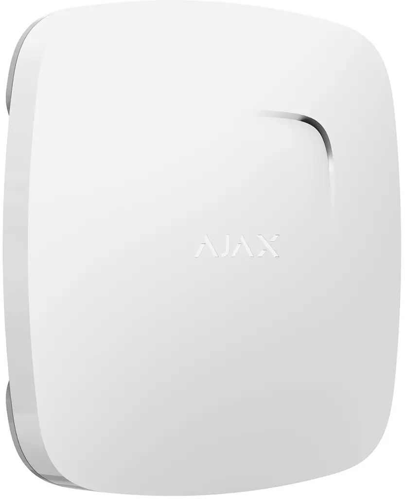 Ajax Датчик диму і чадного газу FireProtect Plus, Jeweler, бездротовий, білий - фото 3