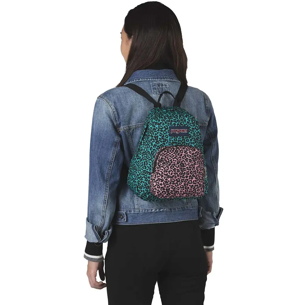 Рюкзак маленький молодіжний Jansport Half Pint 10L Бірюзовий з рожевим - фото 3