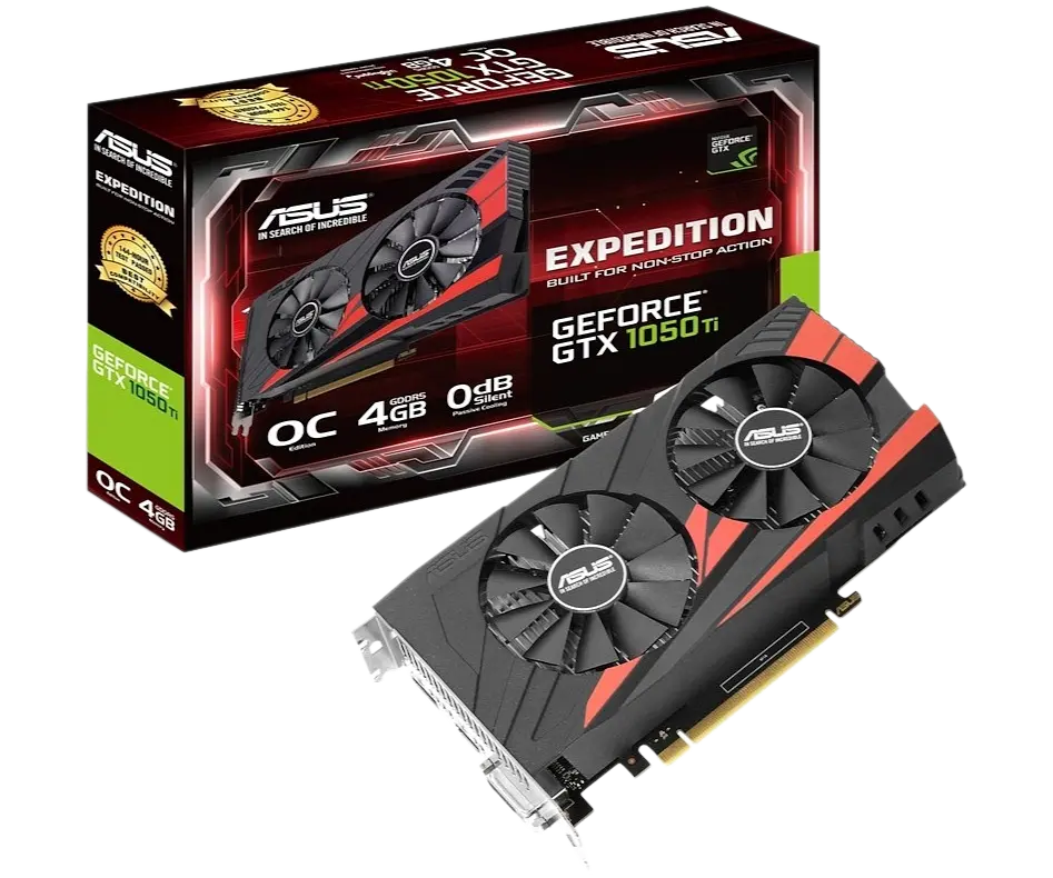 Відеокарта GeForce GTX 1050 Ti 4GB Asus Expedition (EX-GTX1050TI-4G) Б/В - фото 4