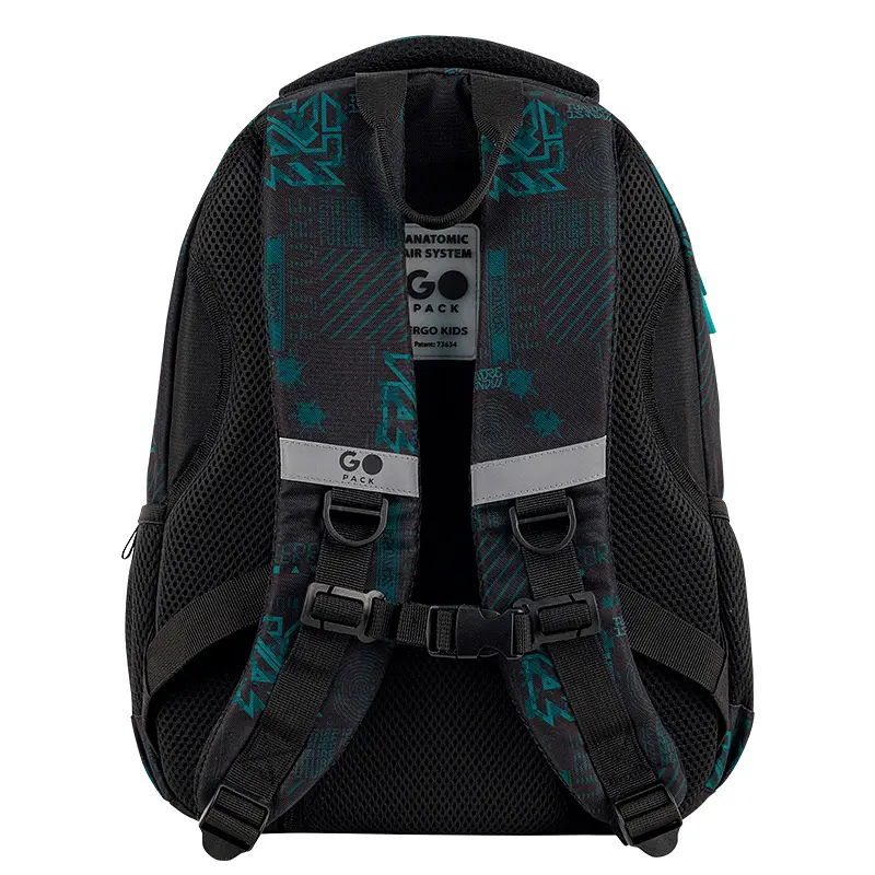 Рюкзак GoPack Education 175M-6 Future Черно-голубой (GO26-175M-6) - фото 6
