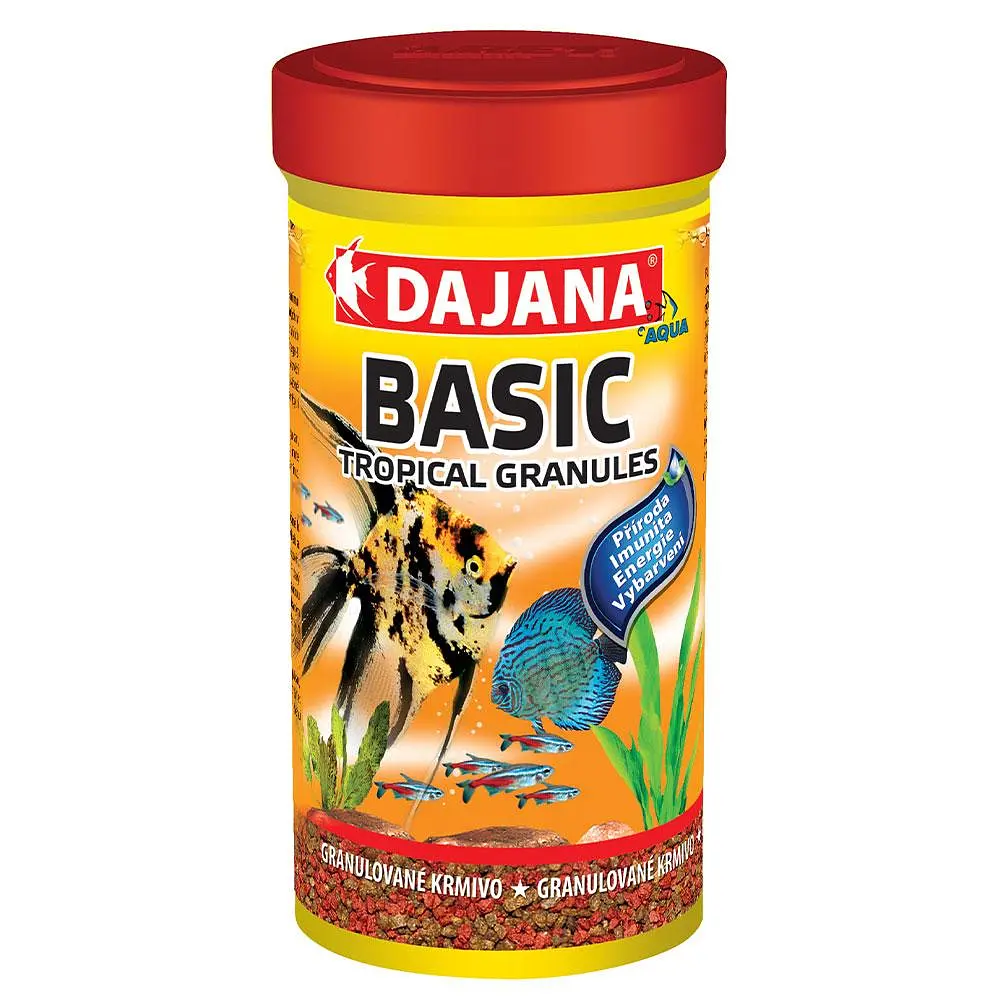 Корм для тропічних акваріумних риб Dajana Tropi Gran Basic гранули, 100 мл/55 г