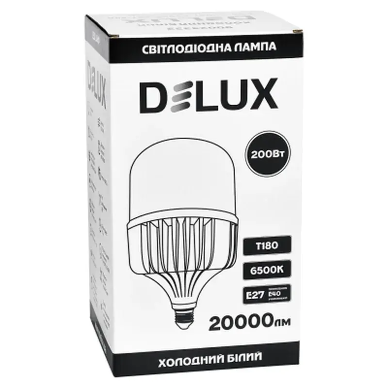 Лампочка Delux T180 200 Вт Е27/E40 6500K 230В (90023333) - фото 2
