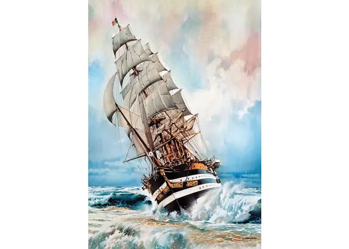 Пазл Clementoni High Quality Collection: Вітрильник, Амеріго Веспуччі (High Quality Collection - Amerigo Vespucci Puzzle - 1000 pcs.), 1000 ел. (39948) - фото 2