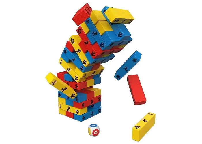 Настольная игра Danko Toys Дженга Щенячий патруль (Jenga Paw Patrol) (англ.) (SM98270/6066828) - фото 4