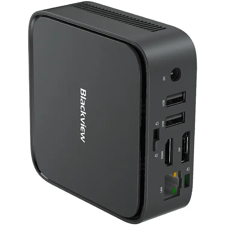 Комп'ютер Blackview Mini PC MP50 Чорний AMD Ryzen 5 3500U/16GB/SSD512GB/K&M - фото 8