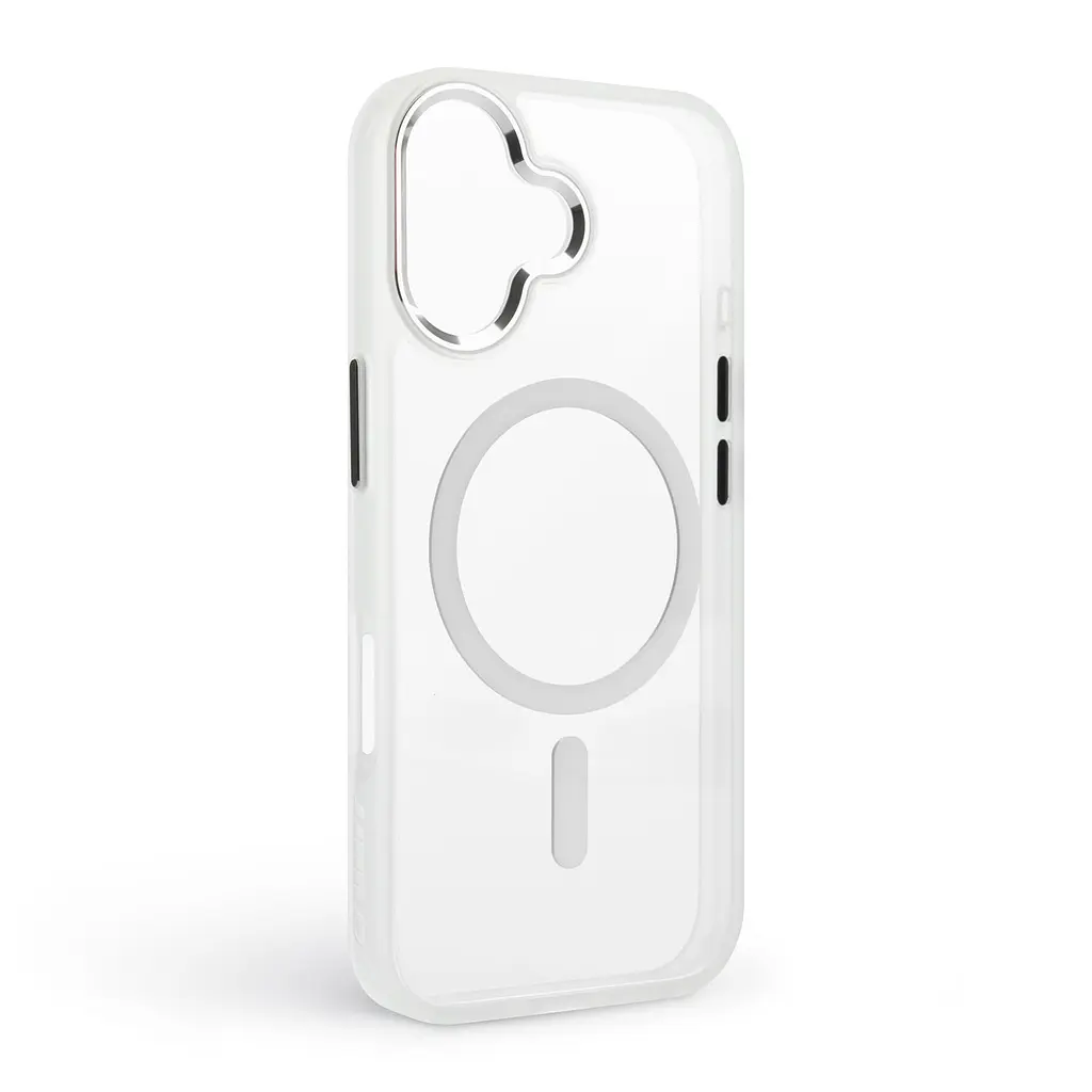 Чехол Apple iPhone 17, Unit MagSafe, белый, прозрачный, магсейф, противоударный, магнитный, панель-накладка с поддержкой MagSafe, с поддержкой беспроводной зарядки, TPU+PC, защита всего корпуса, ударопрочный, ArmorStandart (ARM88998) - фото 2