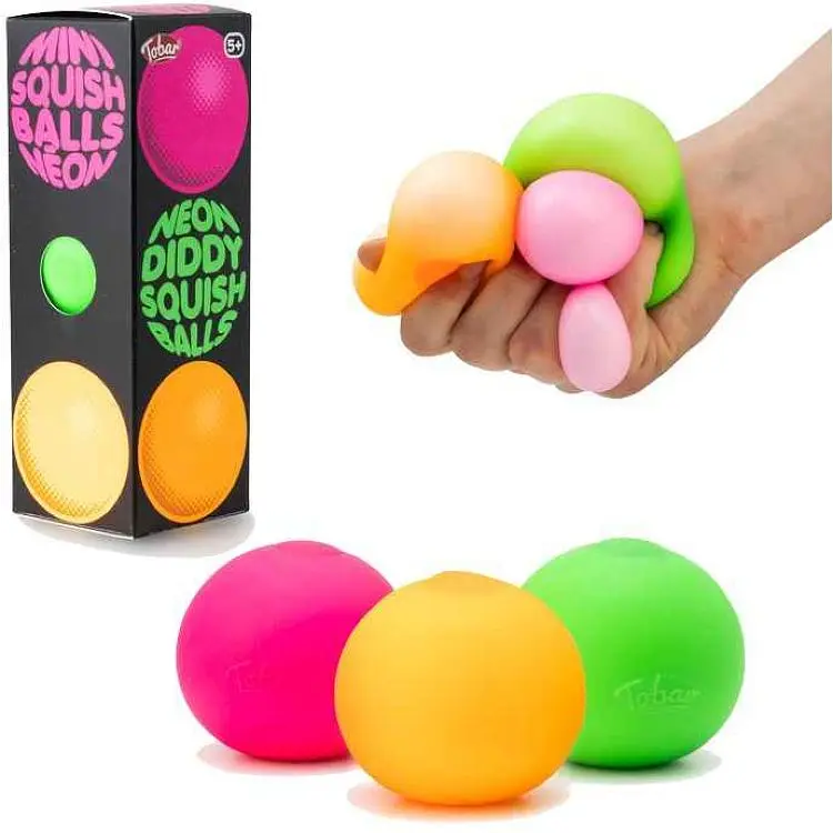Куля ONEFORFUN Антистрес Неон, 3 в наборі 39999