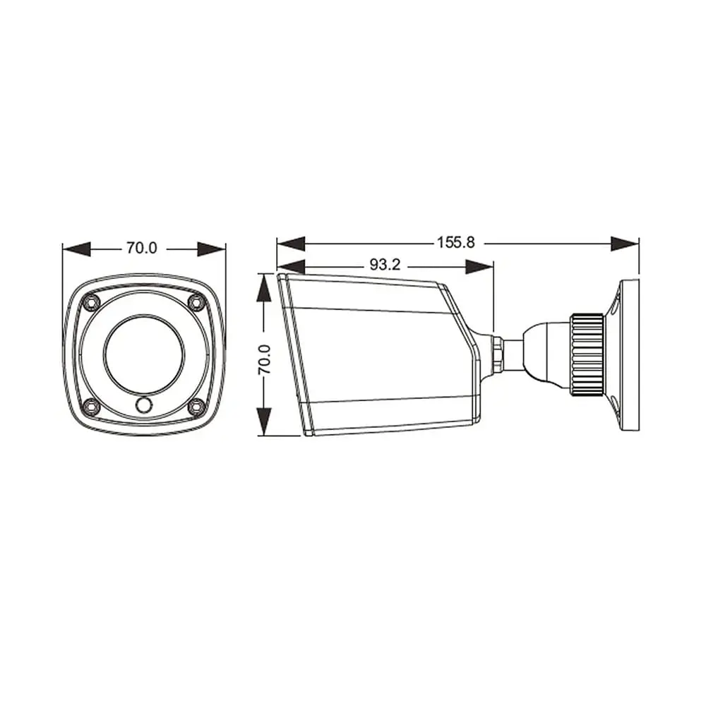 AHD-відеокамера 4Mp TVT TD-7441AE (D/IR1) f=3.6mm (77-00122) - фото 2