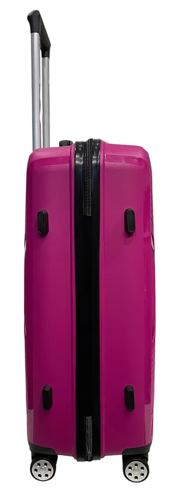 Валіза Madisson Snowball 53103 великий L, 102 л, поліпропілен, 4 колеса 360°, кодовий замок, 74x50x30 см Малиновий - фото 6