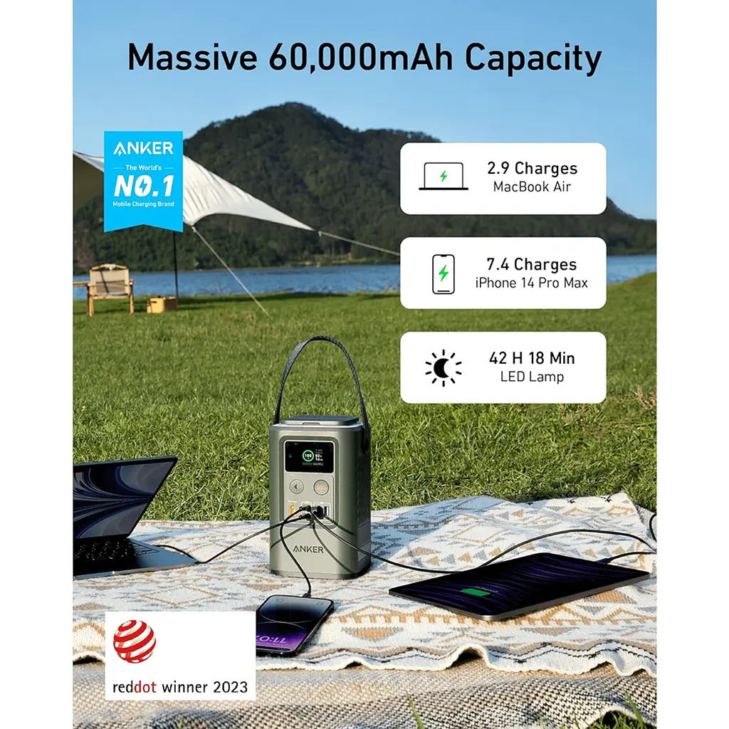 УМБ Anker 548 60000mAh 87W Green (A1294061) - фото 2