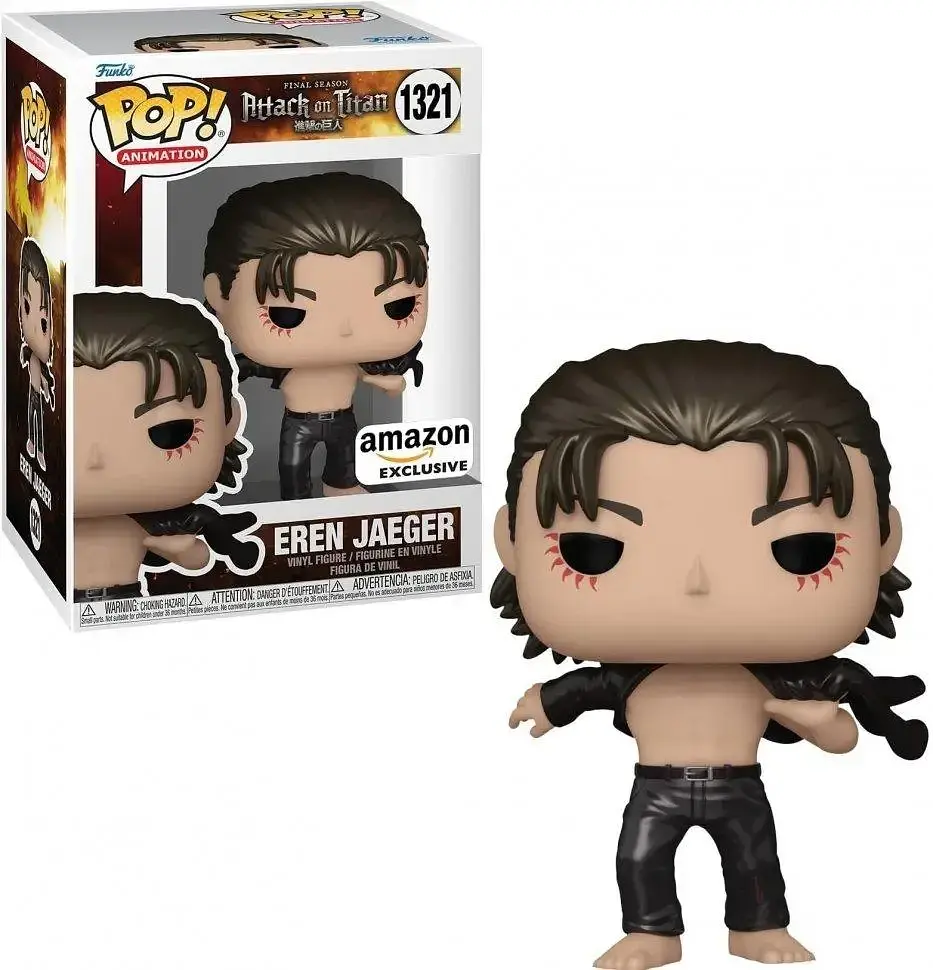 Фигурка Funko Pop Фанко Поп Эрен Йегер Eren Jaeger Атака титанов Attack on Titan 10 см AT EJ 1321 - фото 2