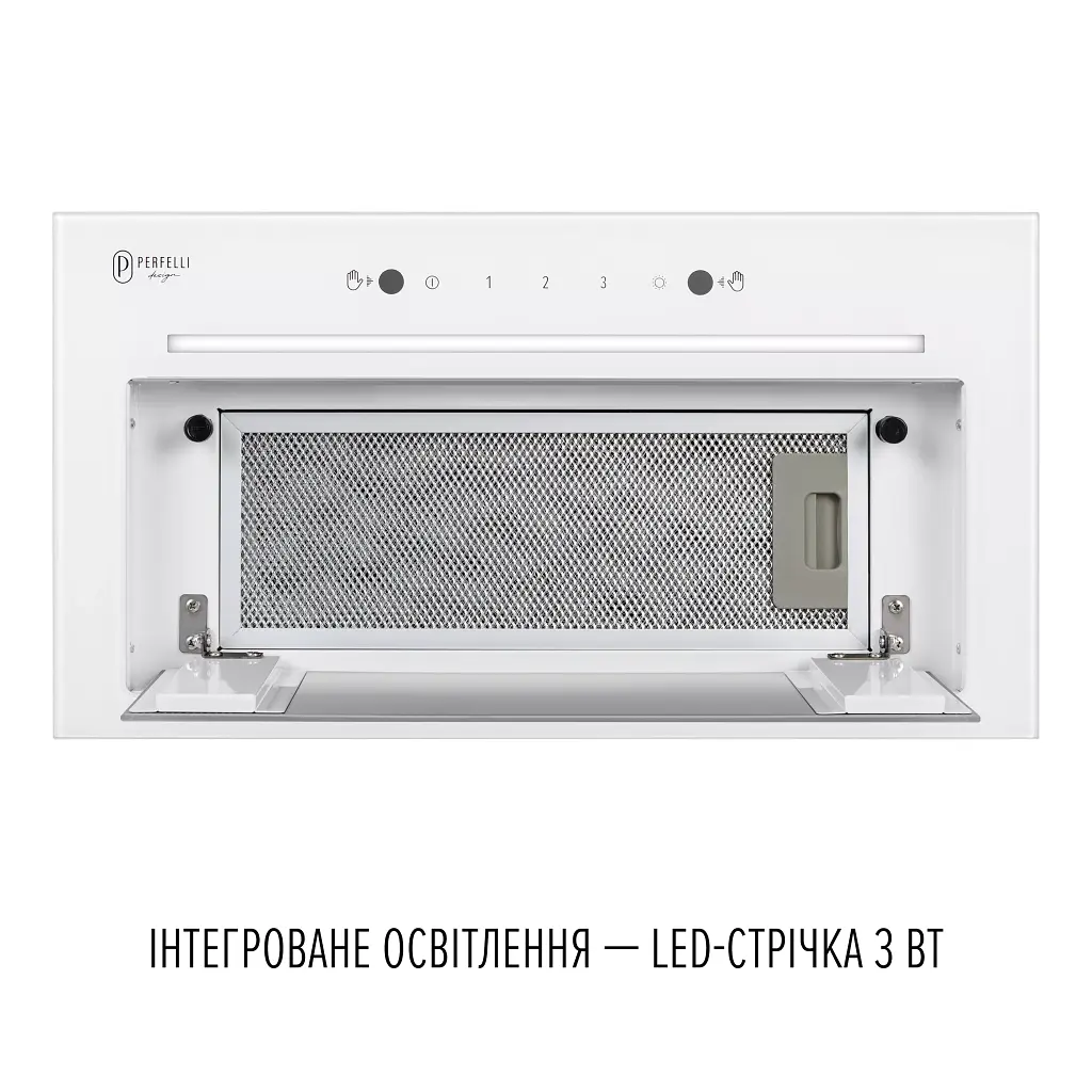 Витяжка повновбудована Perfelli Design Filini 5 Bianco - фото 4