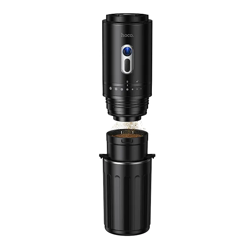 Портативна кавомашина HOCO HX80 15 W 1300 mAh Portable all-in-one coffee machine Black (6942007672740) - фото 3
