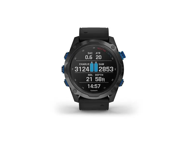 Смарт-годинник Garmin Descent Mk2i Titanium Carbon Gray DLC with Black Band (010-02132-01/11) - фото 2