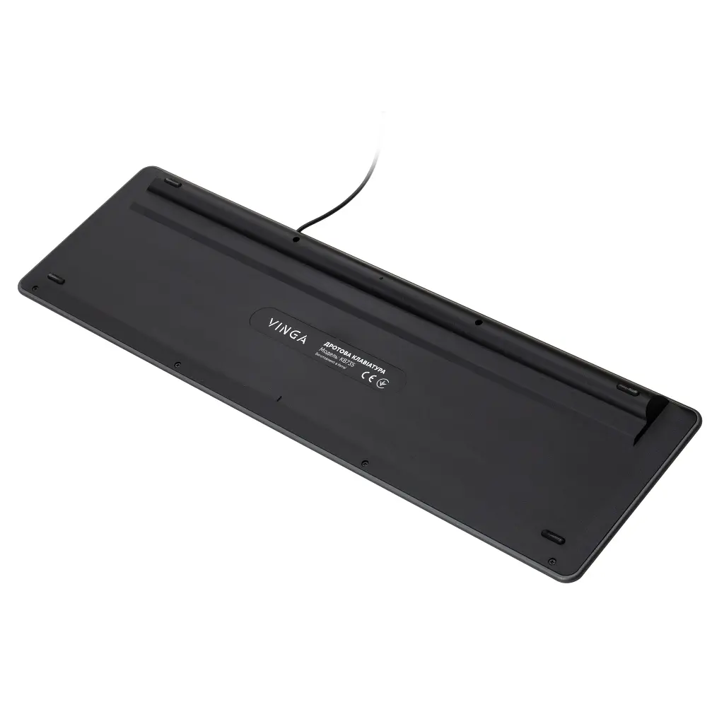 Клавіатура Vinga KB735 black-grey - фото 7