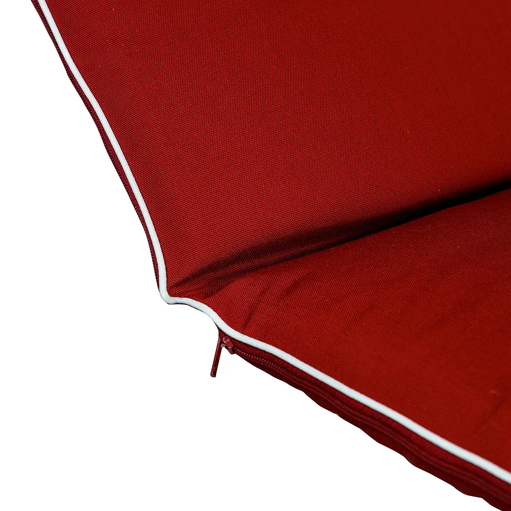 Матрас для шезлонга Ost-Fran Trio Текстиль бордовый 2933, 189x58x5 см - фото 3