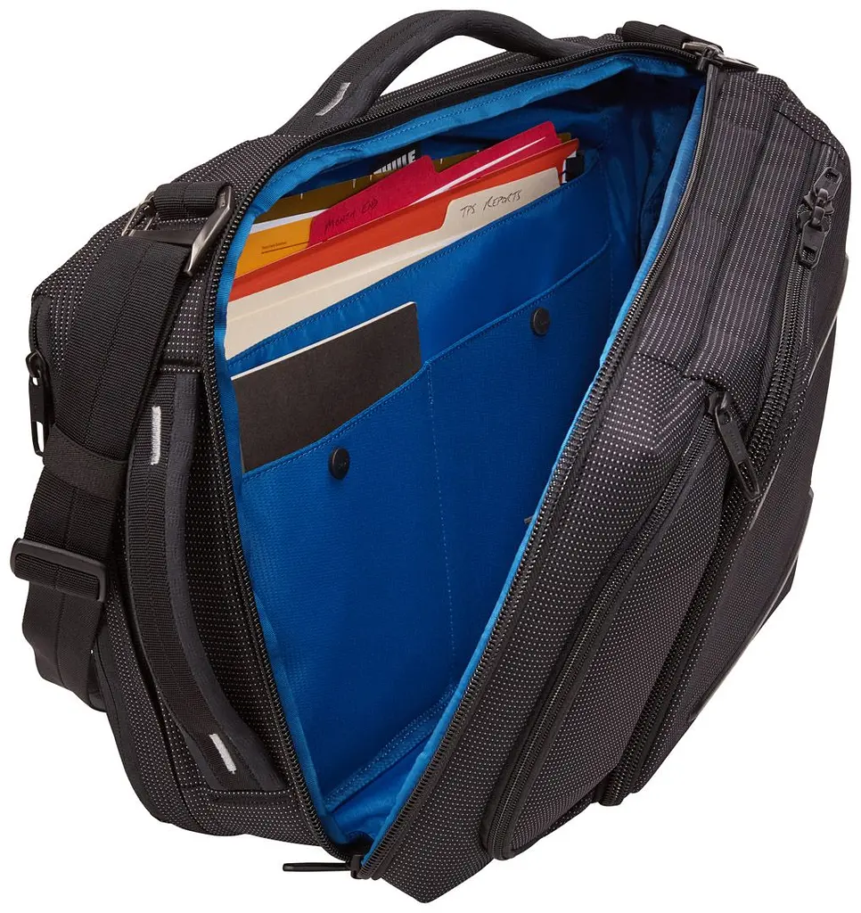 Рюкзак-сумка через плечо Thule Crossover 2 Convertible Laptop 15.6 Bag (Black) 3205262 (TH 3205262) - фото 8