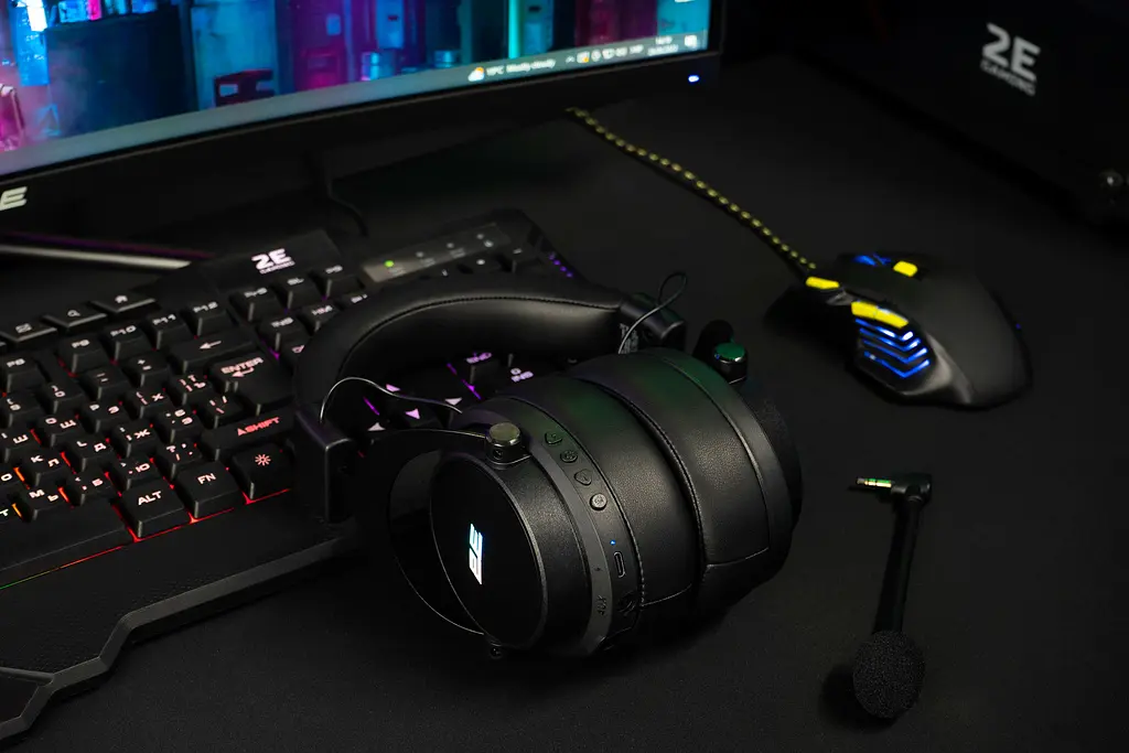 Гарнитура 2E Gaming HG360 RGB WL 7.1 Black (2E-HG360BK-WL) - фото 5