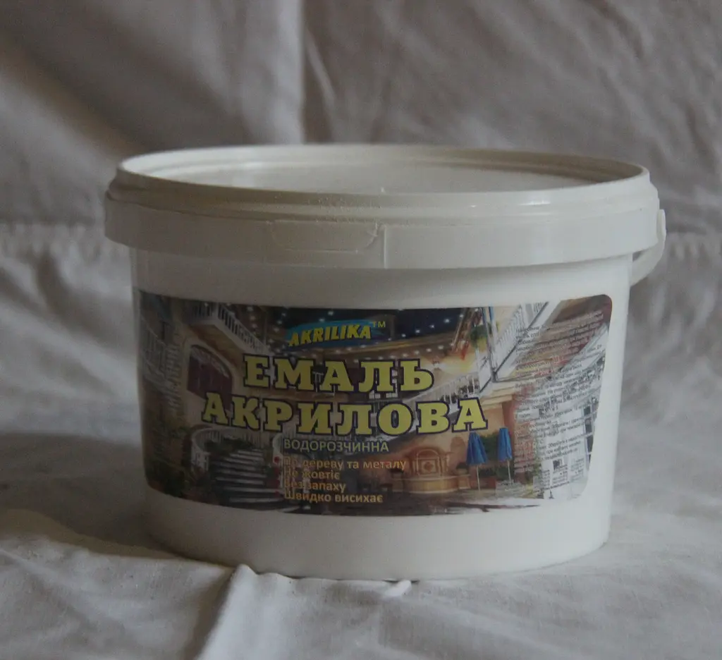 Емаль акрилова водорозчинна по металу Akrilika 2.5 л - фото 2