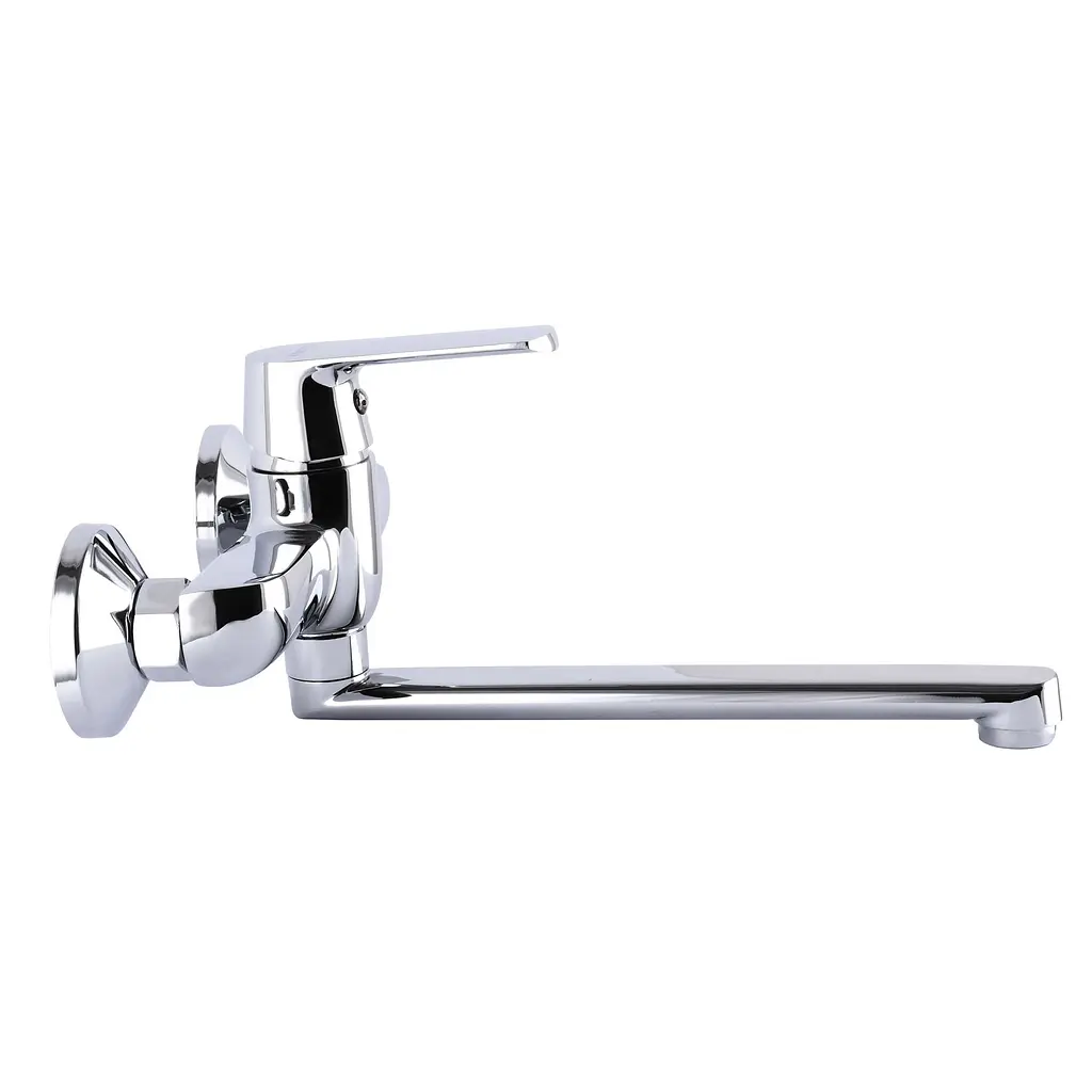 Смеситель для кухни со стены Globus Lux Laguna GLA-0104 Хром - фото 5
