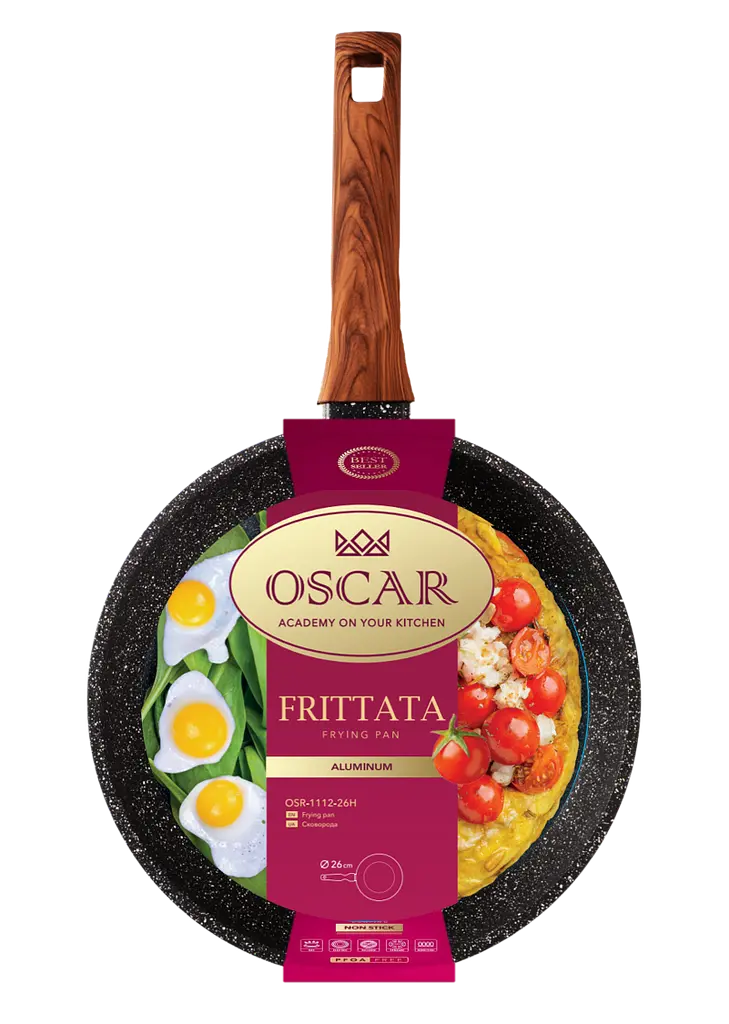 Сковорода глибока Oscar Frittata, 26 см (7133032) - фото 2