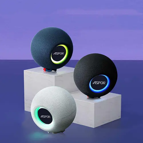 Портативна акустика Aspor Bluetooth H52 бездротова синя - фото 3