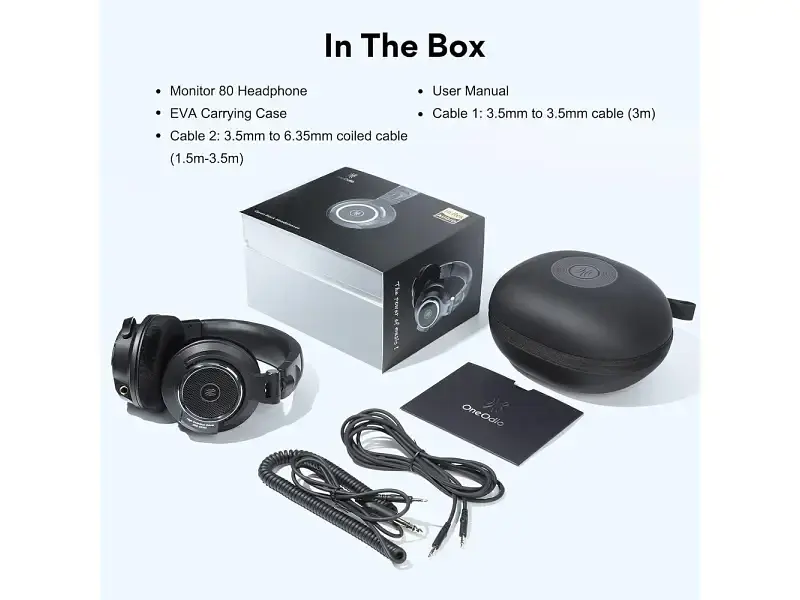 Навушники з мікрофоном OneOdio Monitor 80 Black - фото 9