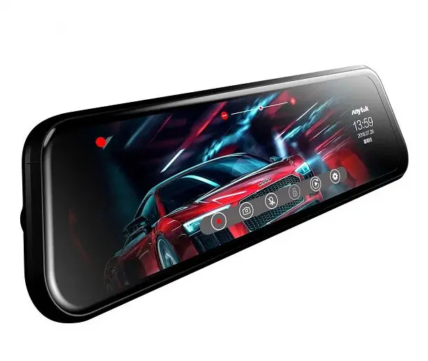 Дзеркало реєстратор Anytek T12+ Автомобільний відеореєстратор 9.66 дюймів з камерою заднього виду - фото 2