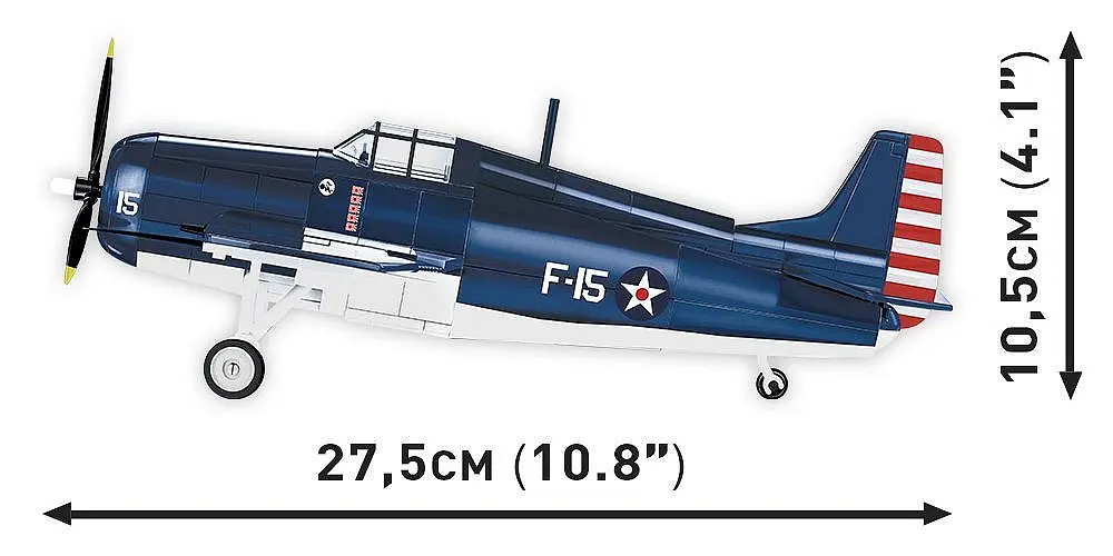 Конструктор COBI самолет 1:32 F4F WILDCAT 5731 - фото 4