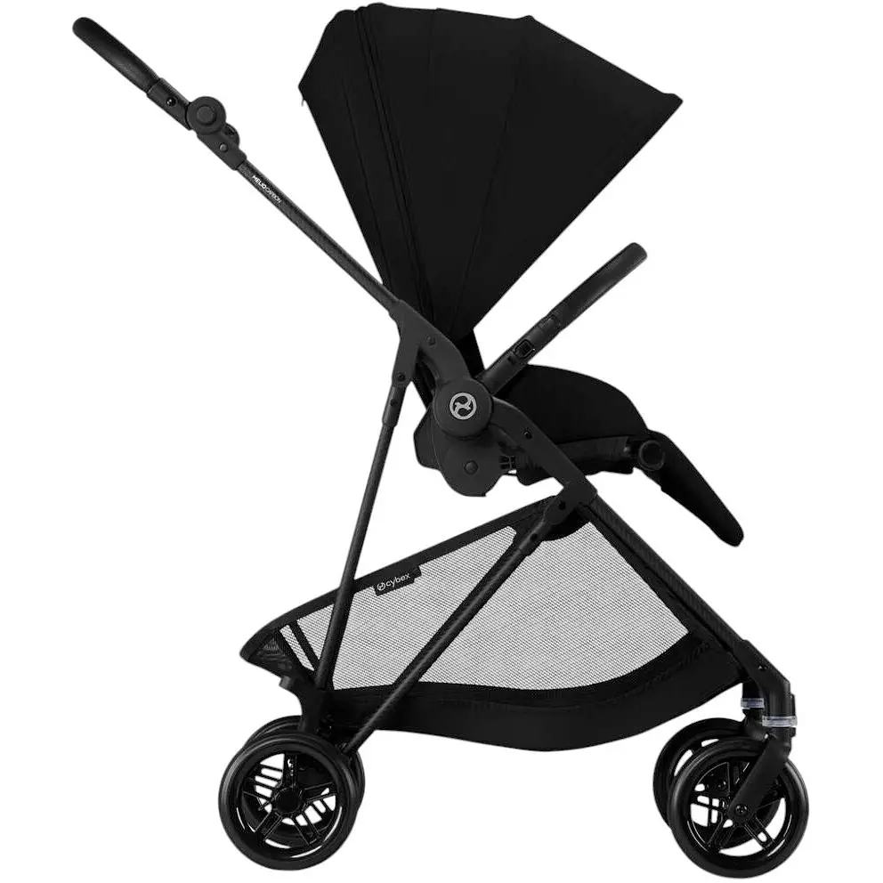 Коляска Cybex Melio Carbon B Magic Black з бампером (525000001) - фото 3