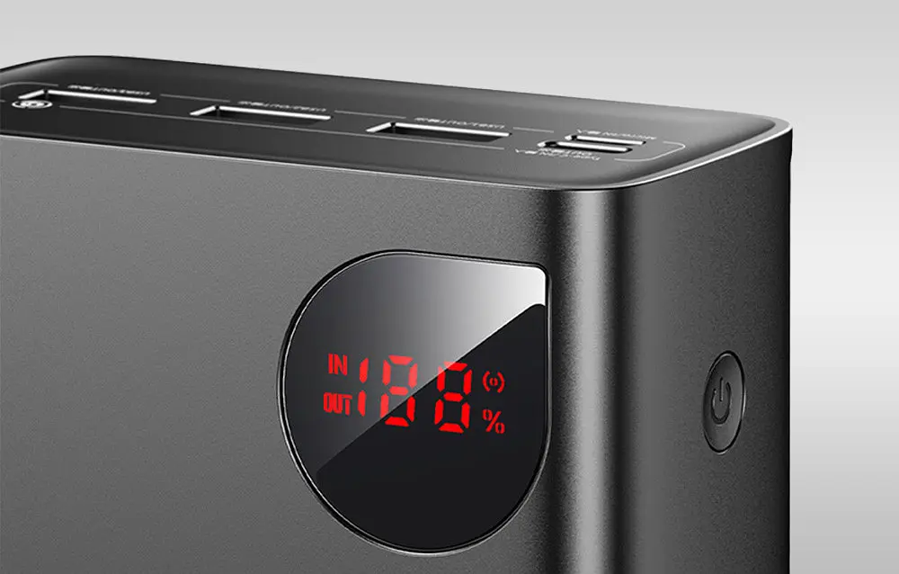 АКБ внешний - Умб Baseus Adaman Digital Display 400000 mAh 22.5 W Black (PPAD020001) - фото 10