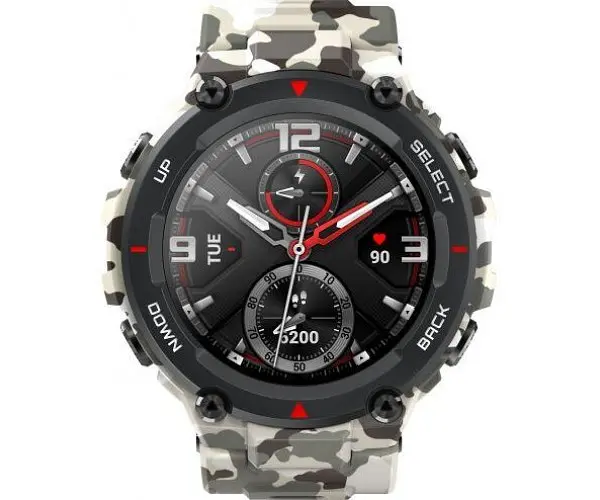 Смарт-часы Amazfit T-Rex Camo Green - фото 2