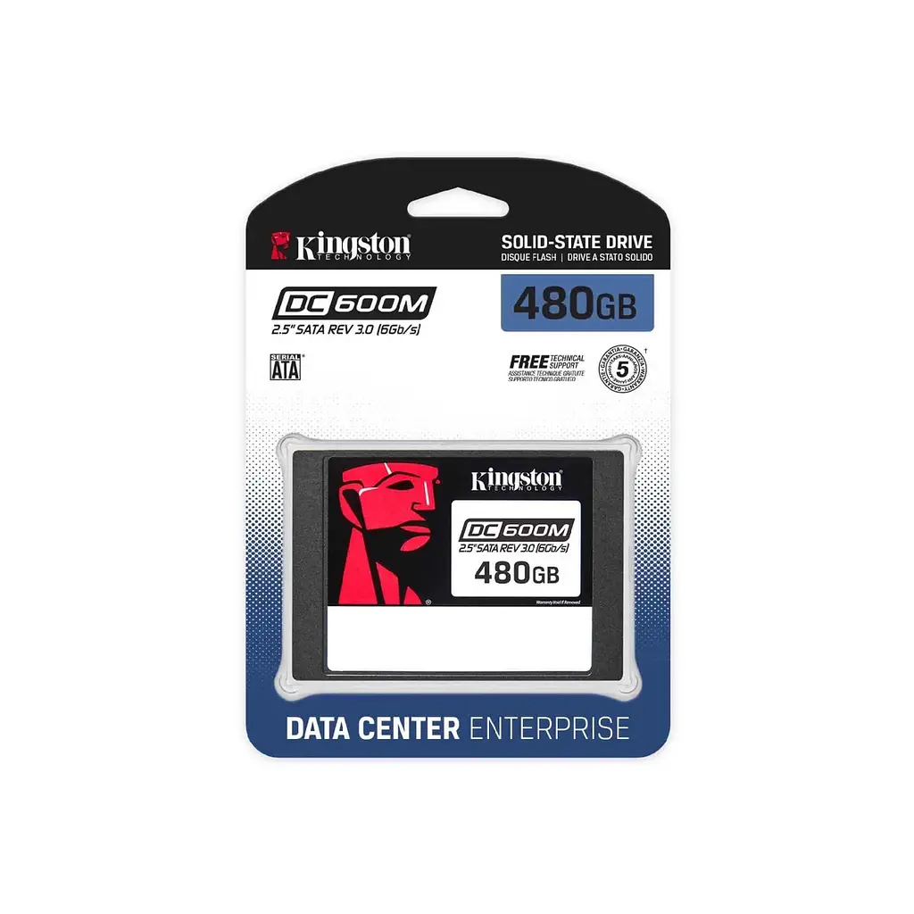 Накопитель SSD - твердотельный диск KINGSTON 480Gb SEDC600M/480G - фото 3