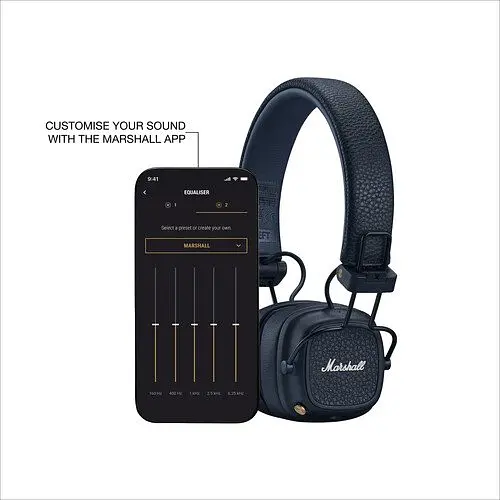 Навушники Marshall Major V Midnight Blue Original (Підтримка офіційного додатку)(1008144) - фото 2