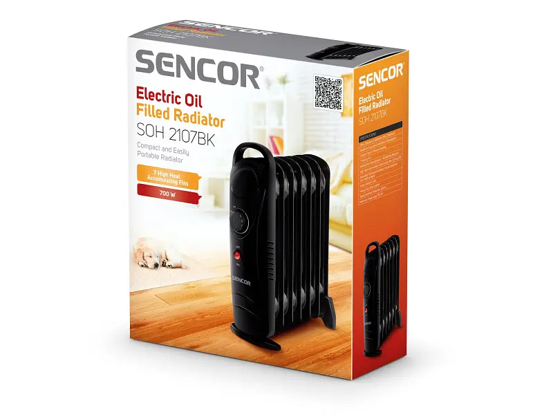 Масляний обігрівач Sencor SOH 2107BK - фото 7