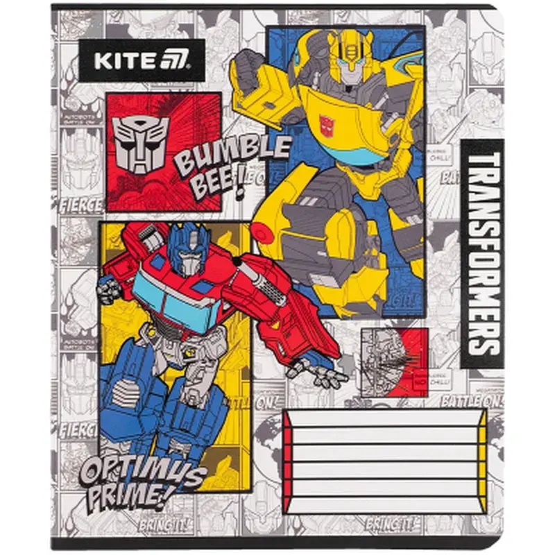 Зошит Kite Transformers, 12 аркушів, клітинка (TF25-232), в асортименті - фото 8