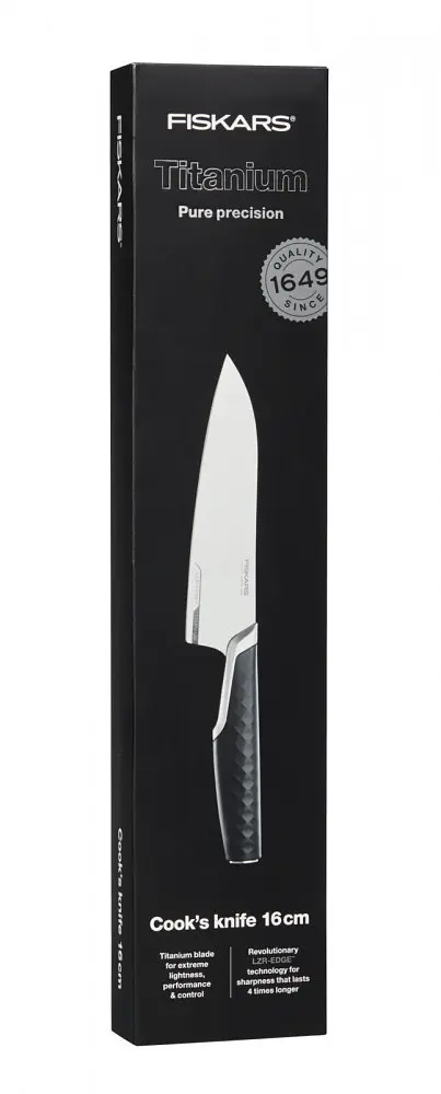 Ніж для шеф-кухаря Fiskars Titanium 15 см (1027296) - фото 3