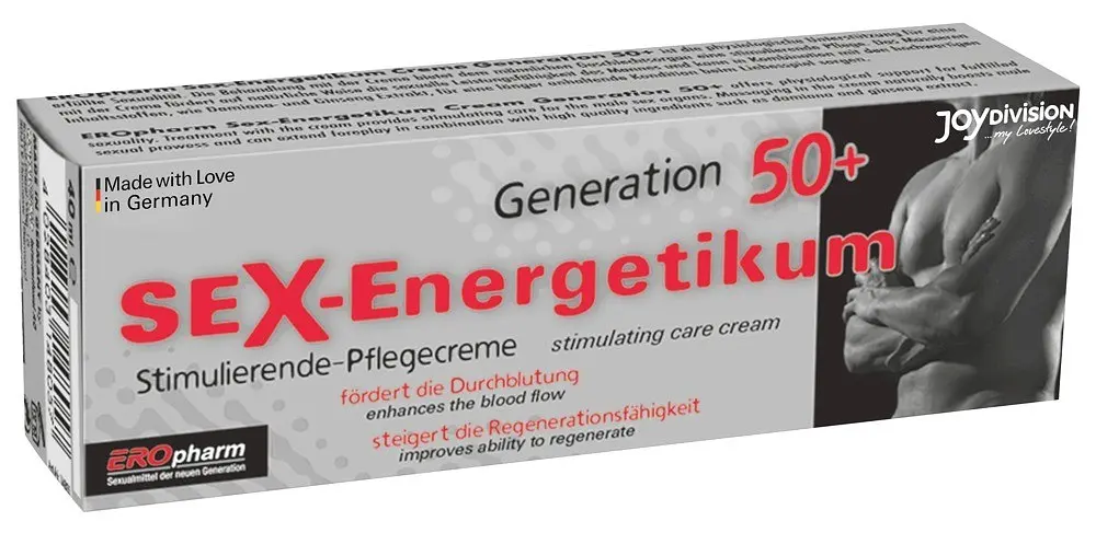 Збудливий крем для чоловіків 50 + Eropharm Sexenergy Cream, 40 мл