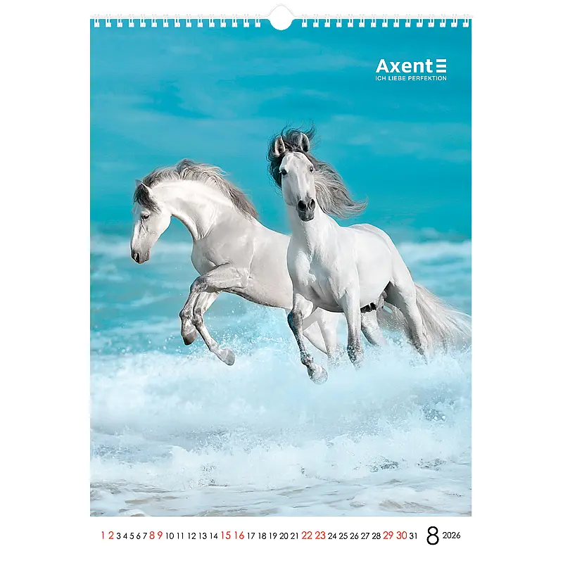 Календар настінний Axent А3 Horses 2026 рік (8804-26-3-A) - фото 9