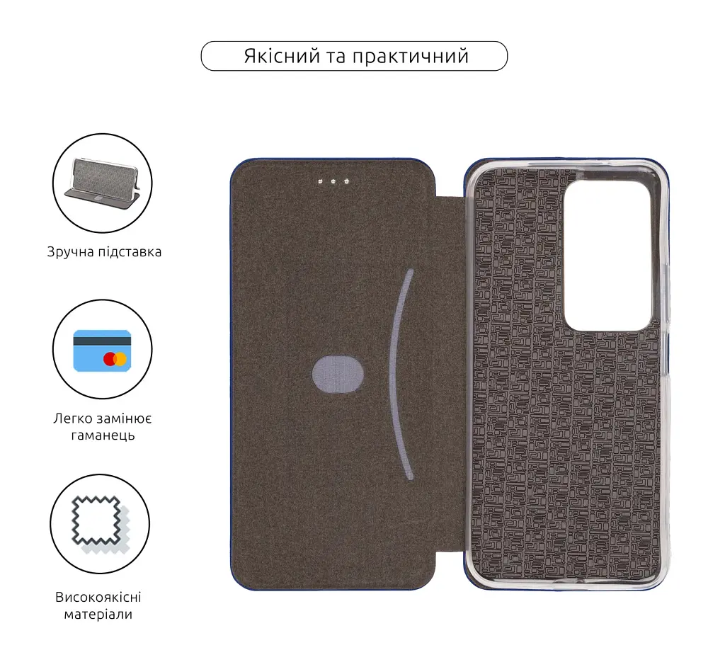 Чохол-книжка ArmorStandart G-Case для Xiaomi Redmi 15 4G Dark Blue - фото 3