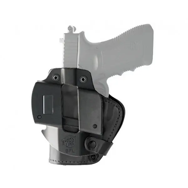 Кобура Front Line відкрита поясна шкіра для Sig Sauer P226 Чорний (1013-2370.22.44) - фото 2