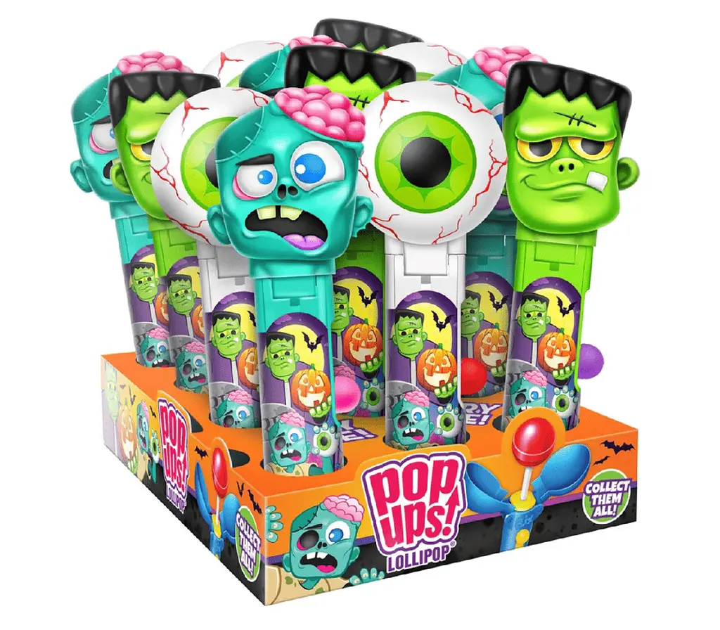 Тримач з льодяником Pop Ups Monster Halloween Zombie Lollipop 1шт - фото 7